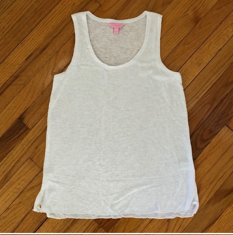 Lilly Pulitzer Cora scoop neck tank top  M